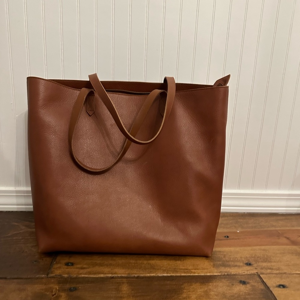 Madewell Zip-Top Transport Tote NWT